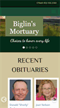 Mobile Screenshot of biglinsmortuary.com